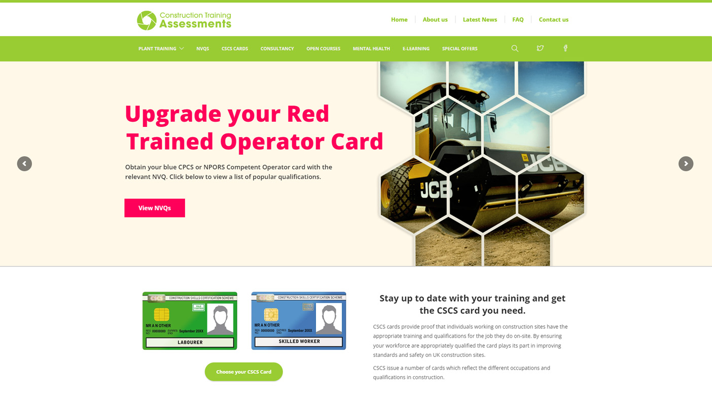 construction website preview