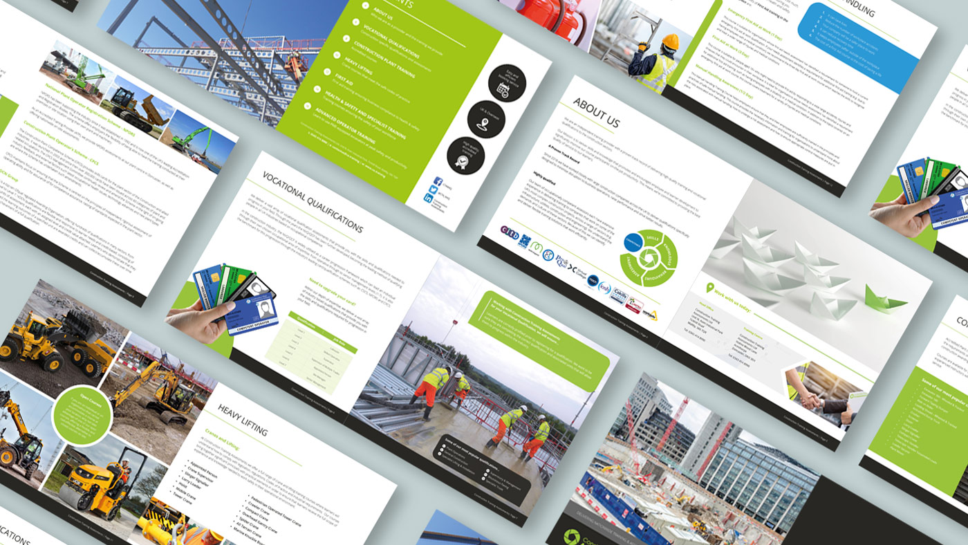 construction brochure preview